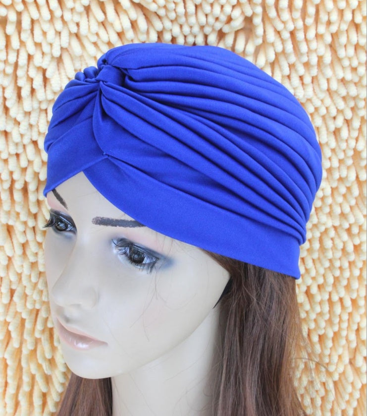 Indian headscarf, hood, earmuff, yoga pullover, multi color pleated hat