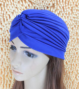 Indian headscarf, hood, earmuff, yoga pullover, multi color pleated hat
