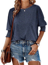 Women's Stylish Loose Round Neck T-shirt