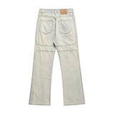 Vintage Fashion Yellow Jeans For Men