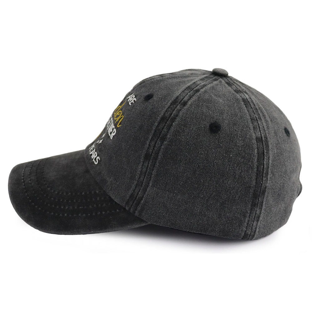 2pcs 50th Wedding Anniversary Gifts For Couple Baseball Cap For Men Women, Parents, Grandpa Grandma