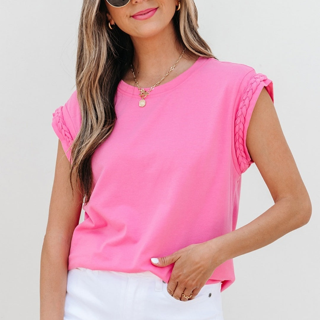 European And American Commuters' Versatile Solid Color Pullover Top