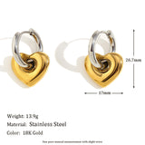 Temperament Personality Senior Room Gold Earrings