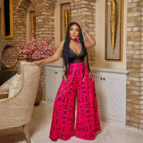 European And American Women's Clothing Printed Trousers