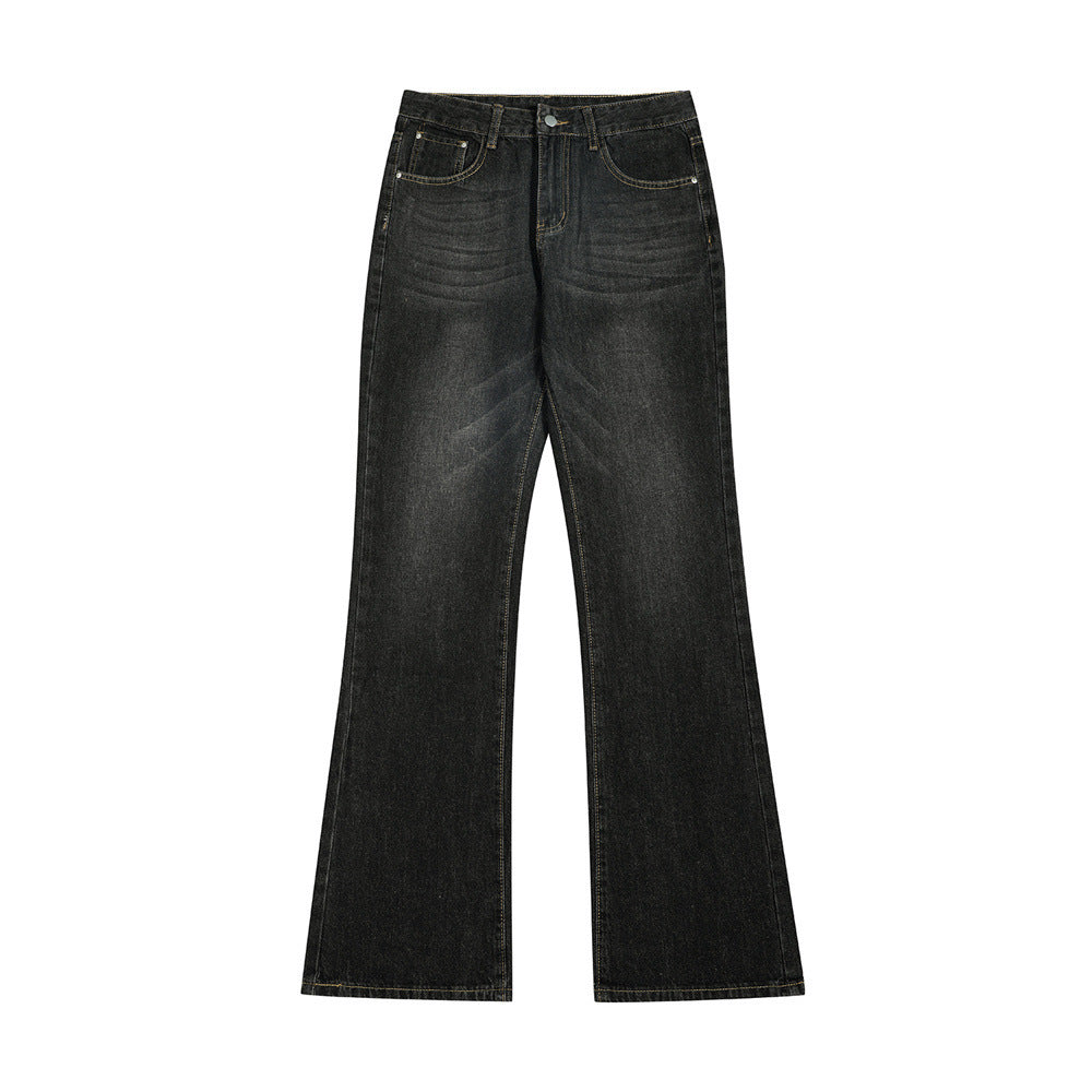 Fashion Personality Loose Denim Trousers Men