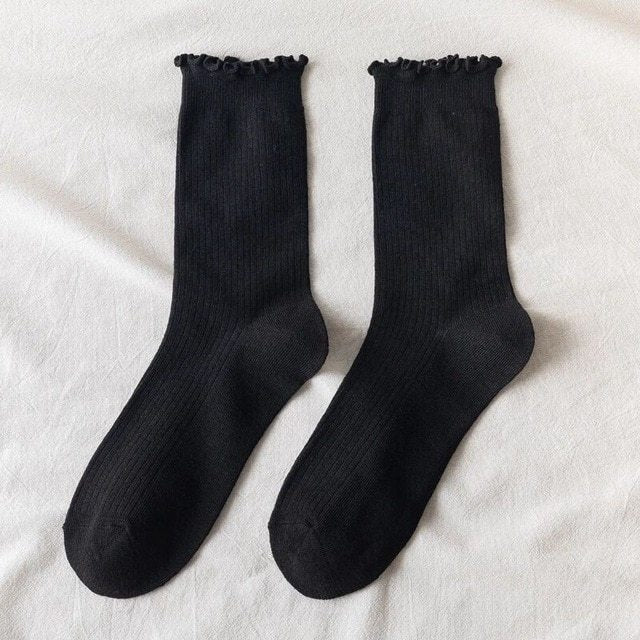 Socks with wood ears