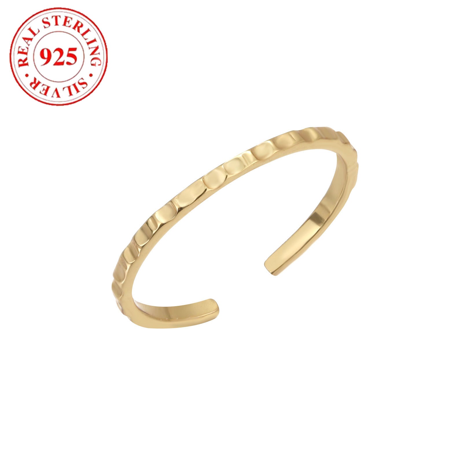 Summer Beach Thin Open Women's Adjustable Toe Ring