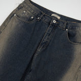 Fashion Inkjet Zipper Jeans For Men