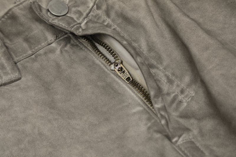 Three-dimensional Cut Washed Dirty Mud Baggy Wide-leg Jeans