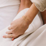 Adjustable Multi-layer Stacked Metal Beads Bracelet