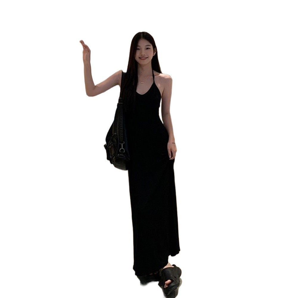 Pure Desire Halter Dress Early Spring Special-interest Design