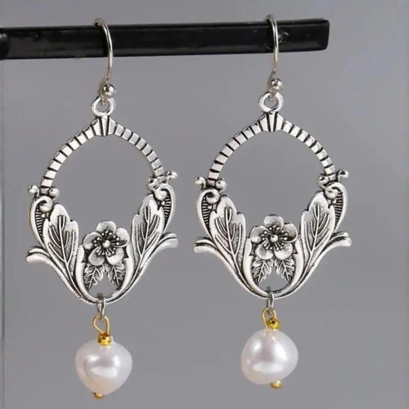New Bohemian Ethnic Style Pearl Vintage Earrings
