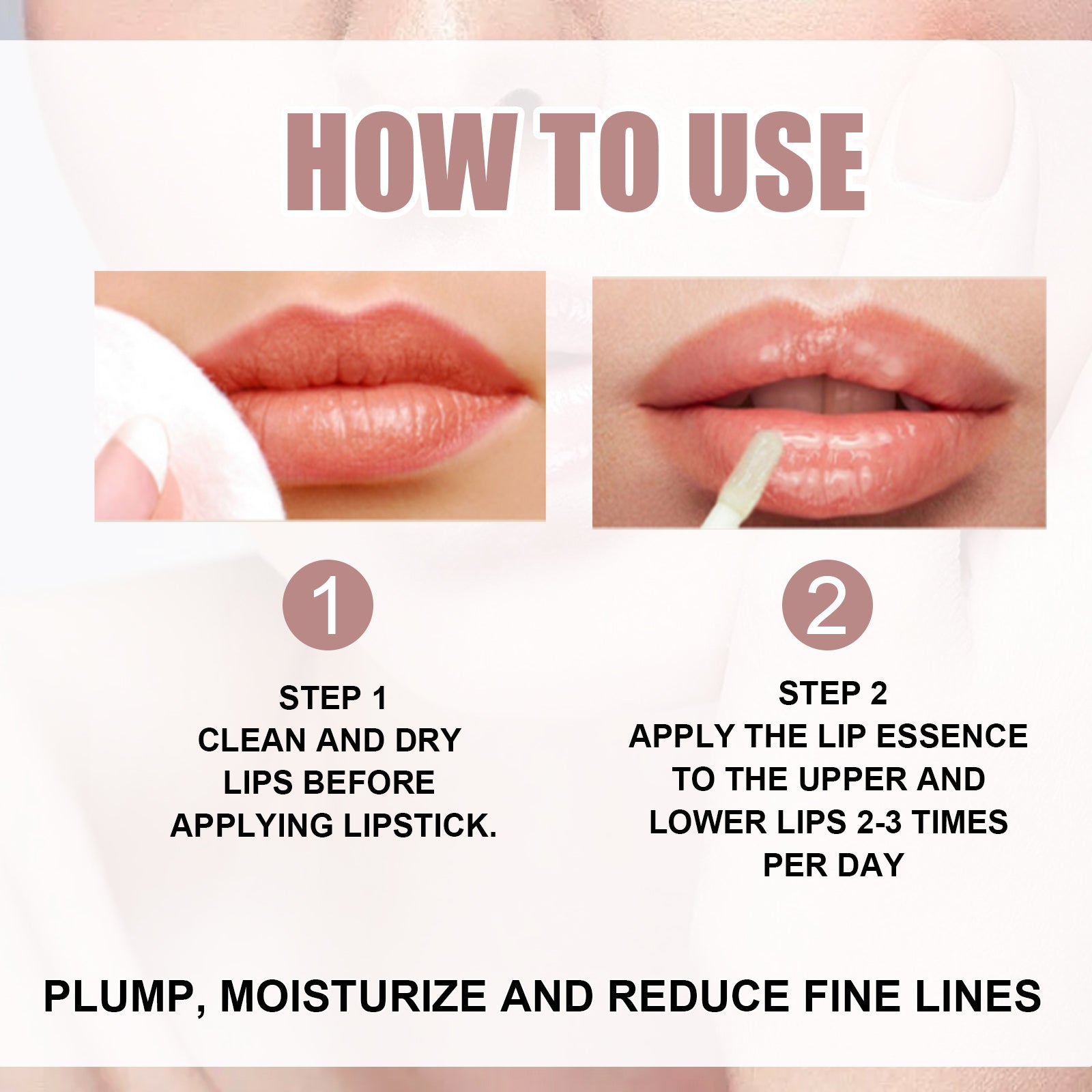 EELHOE Day And Night Lip Moisturizing Capsules, Hydrate, Increase Lip Elasticity, Plump Lips, And Lip-enhancing Liquid