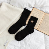 Cute coral fleece socks