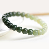 Natural Hetian Sunny Water Gradient Bracelet