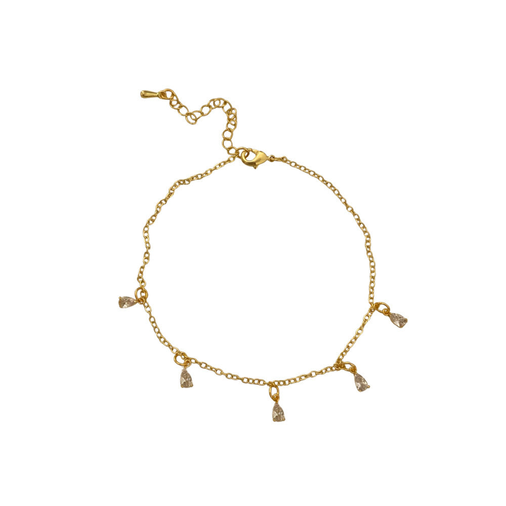 Minority Simple Elegant Women's All-match Super Fairy Zircon Necklace