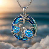European And American Fashion Marine Style Turtle Starfish Necklace Pendant