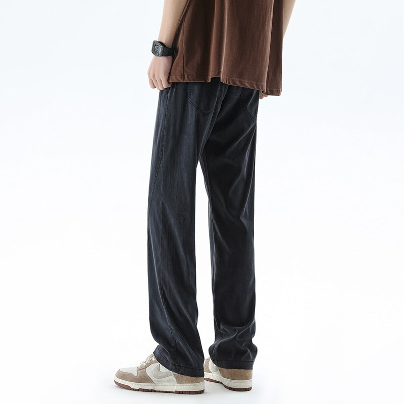 Lyocell Tencel Ice Jeans For Men