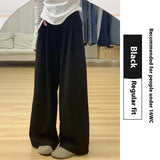 Women's High Waist Loose Casual Draping Effect Tencel White Wide Leg Pants