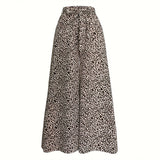 Stretch Slim Women Belt Bow Trousers
