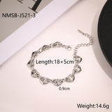 European And American Affordable Luxury Fashion Stainless Steel Bracelet