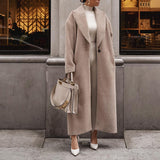 Warm Jacket Long-sleeved Lapel Women's Plush