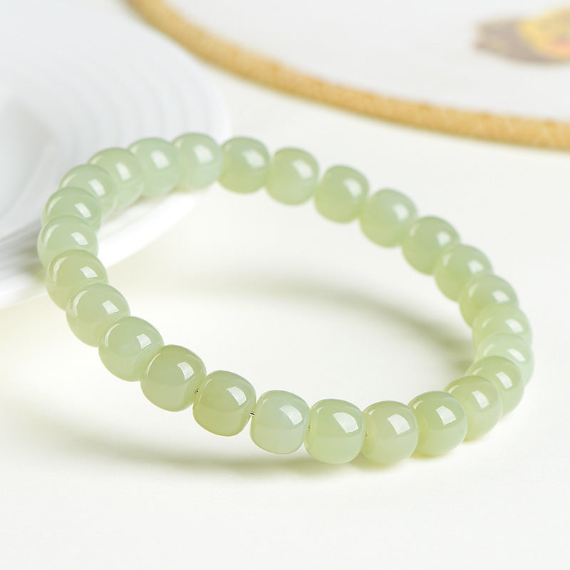 Fashion Personality Natural Hetian Jade Water Bracelet