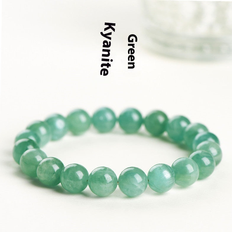 Natural Green Blue Crystal Bracelet Two-tone Symbiosis