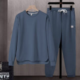 Long Sleeve Trousers Suit Men's Autumn Loose And Simple