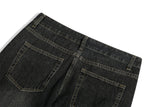 Fashion Personality Loose Denim Trousers Men