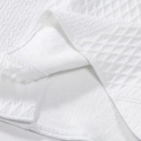 Men's Solid Color Short Sleeve Knitted Shirt With Over-turned Collar