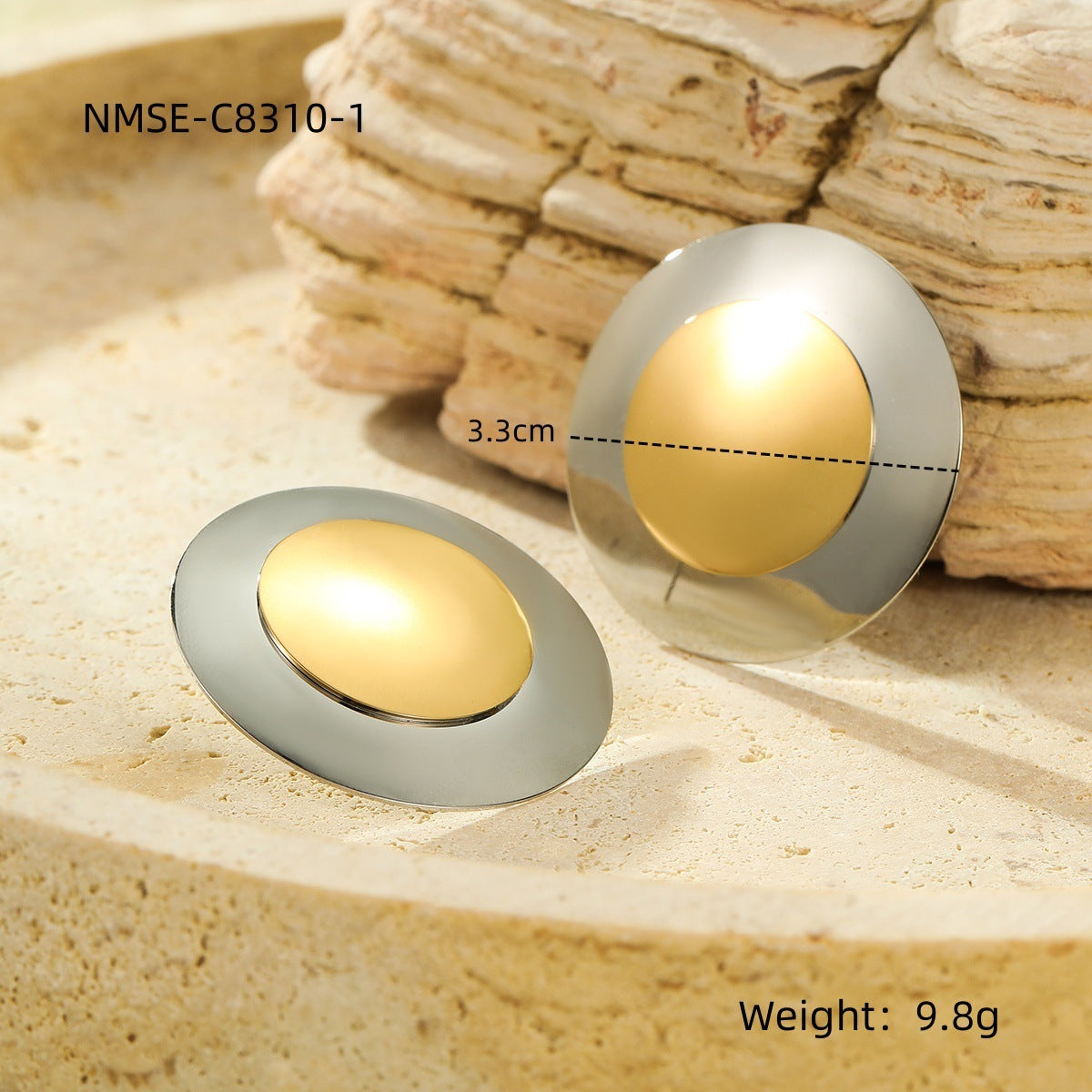 Matching Geometric Design Special-interest Earrings Affordable Luxury Fashion Earrings