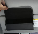 Car Hand-sewn Glasses Case Sun Visor Storage Box