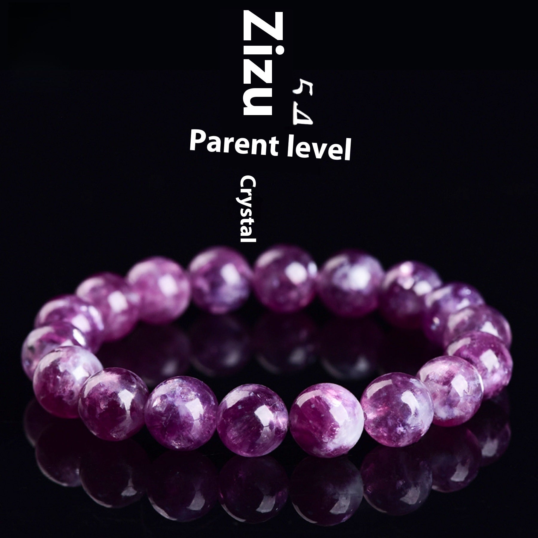 Purple Grandmother Crystal Bracelet Grandmother Crystal