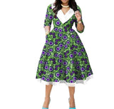 African Ethnic Double Sided Printed Batik Cotton Dress For Export