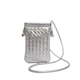 Advanced Sense Vintage Weave Cell Phone Crossbody Bag