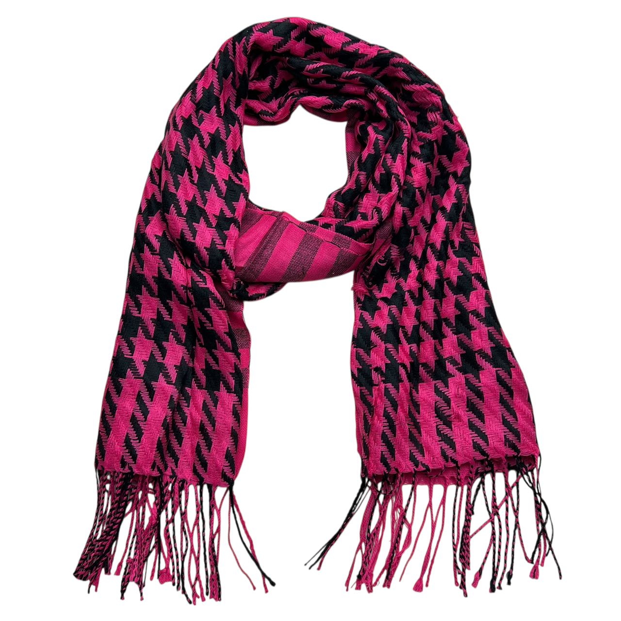2pcs Textured Plush Jacquard Weave Traps Warmth Scarf ,Luxe Look For Evening Wear,Scarf,vacation,daily Life,evening Party,Office Appropriate Subtlety For Women Men