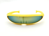 Personality Sunglasses Laser Glasses Men Women Sunglass Robots Silver Lens Sun Glasses Men's Driving Goggles Glasses