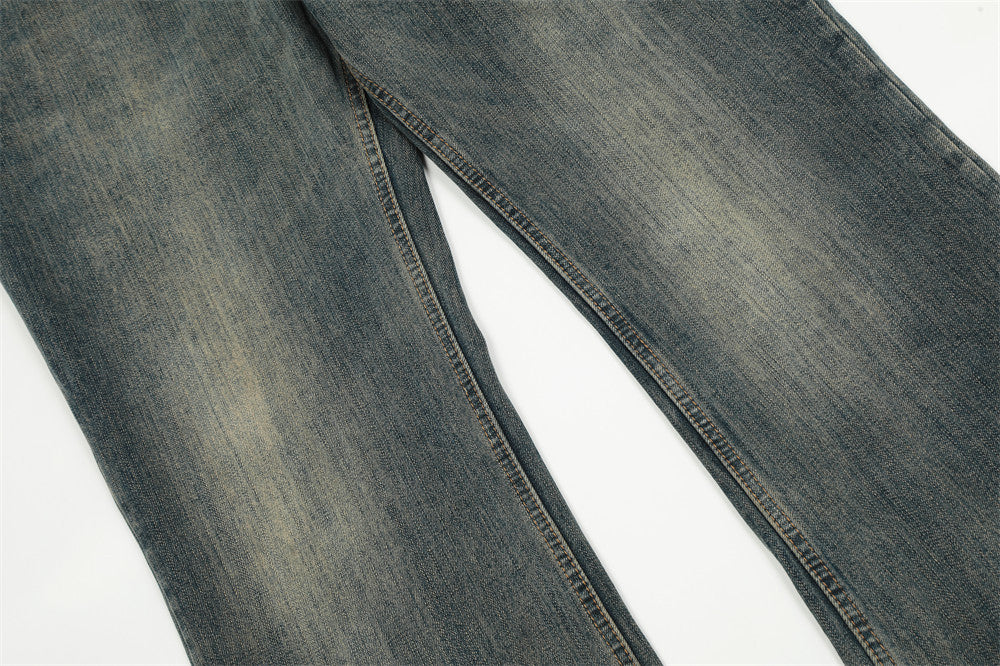Vintage Washed Skinny Jeans For Men