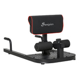 3 in 1 Padded Push Up Sit Up Squat Machine Home Gym Fitness Equipment, Black