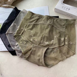 Three Pcs Boxed Women's High Waist Lace Panties