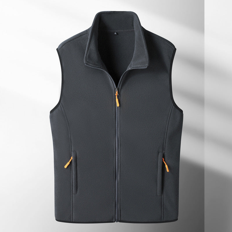 Japanese Fishing Suits Couple Vest Polar Fleece Vest Jacket Warm