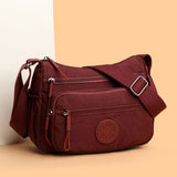 Trendy Water-repellent Nylon Crossbody Cloth Bag