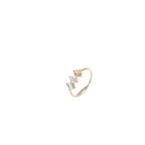 Mother's Day Birthstone Horse Eye Tricolor Zircon Ring