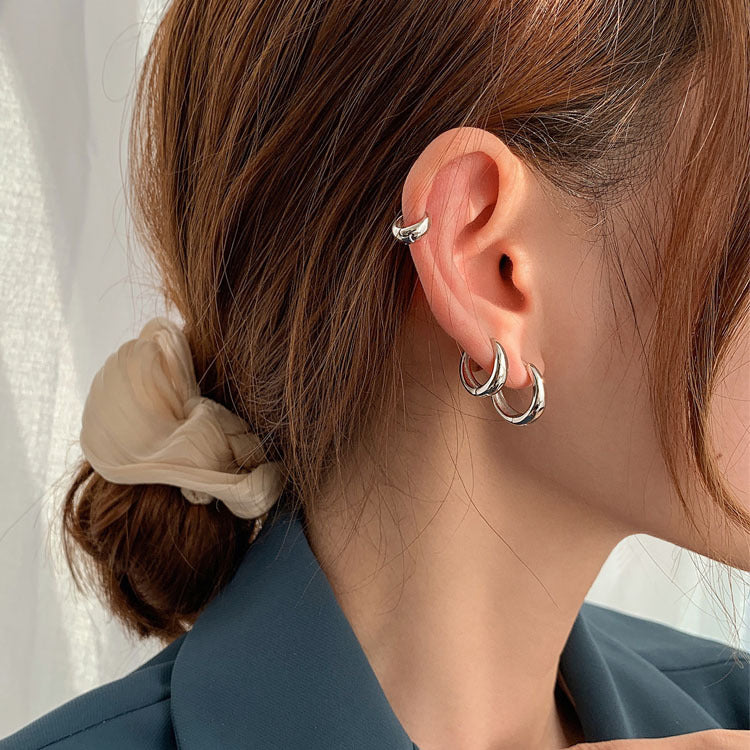 Women's Retro Minimalist Design Water Drop Earrings