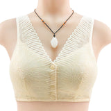 New Lace Front Buckle Underwear Ladies Soft Cotton Insertable Vest