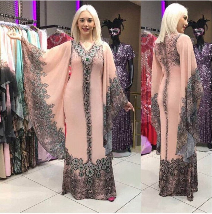 African high-quality women's dress women's print long skirt