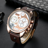 Men's Watch Quartz Calendar Belt Sports