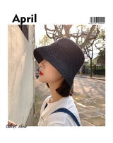 Women's Summer Thin Beach Sun-proof Straw Hat