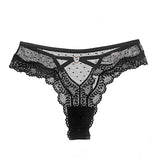 Women's thong with lace trim